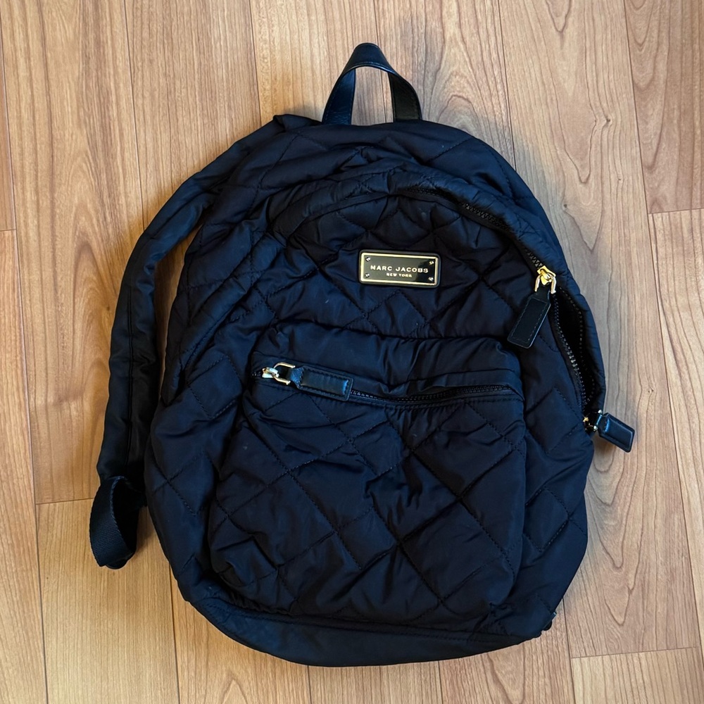 Marc Jacobs Navy Quilted Backpack